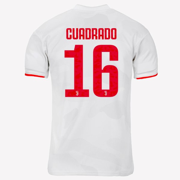 Camiseta Juventus NO.16 Cuadredo 2ª Kit 2019 2020 Gris Blanco